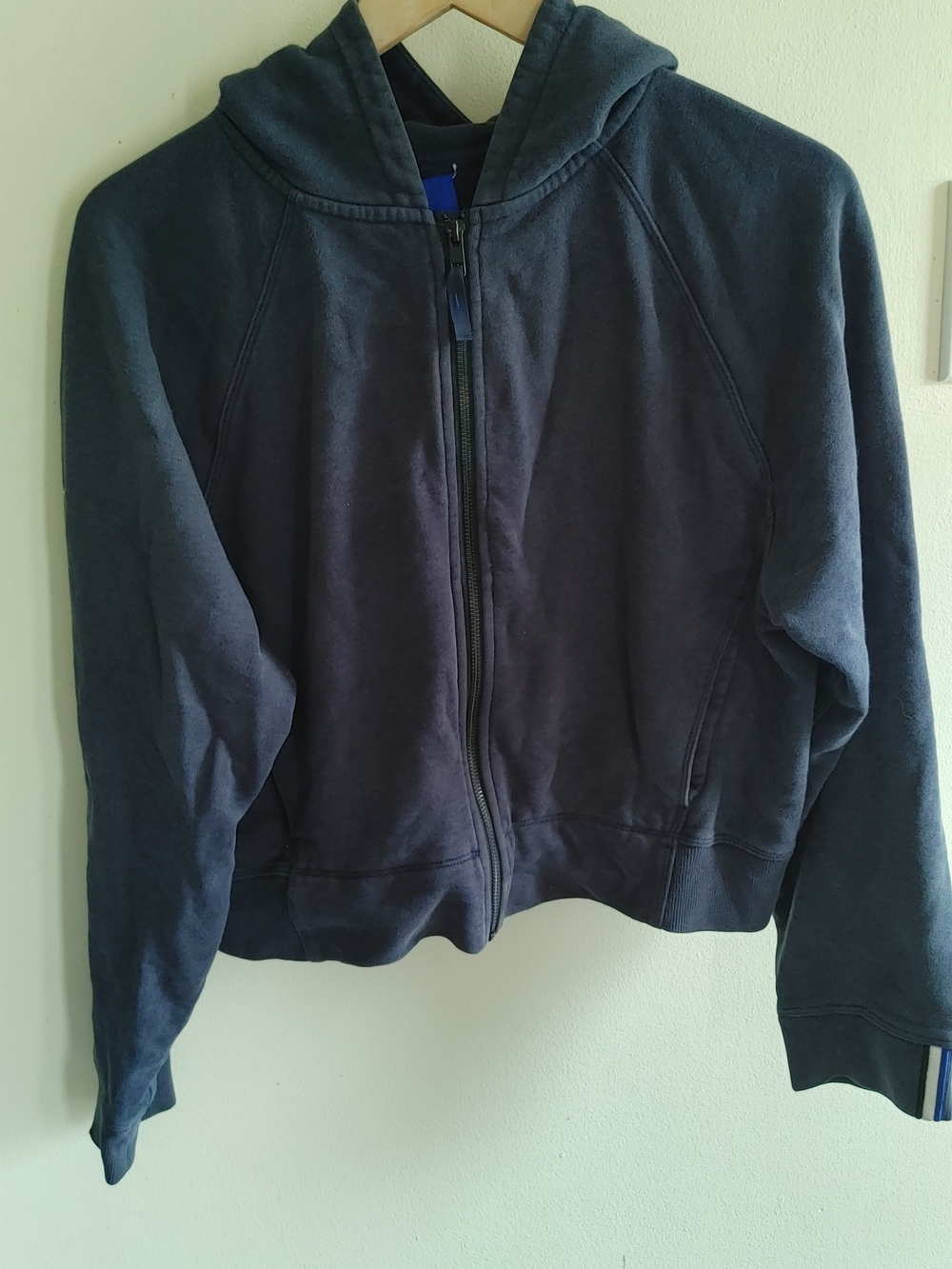 Navy Kit &Ace Zip-Up Hoodie